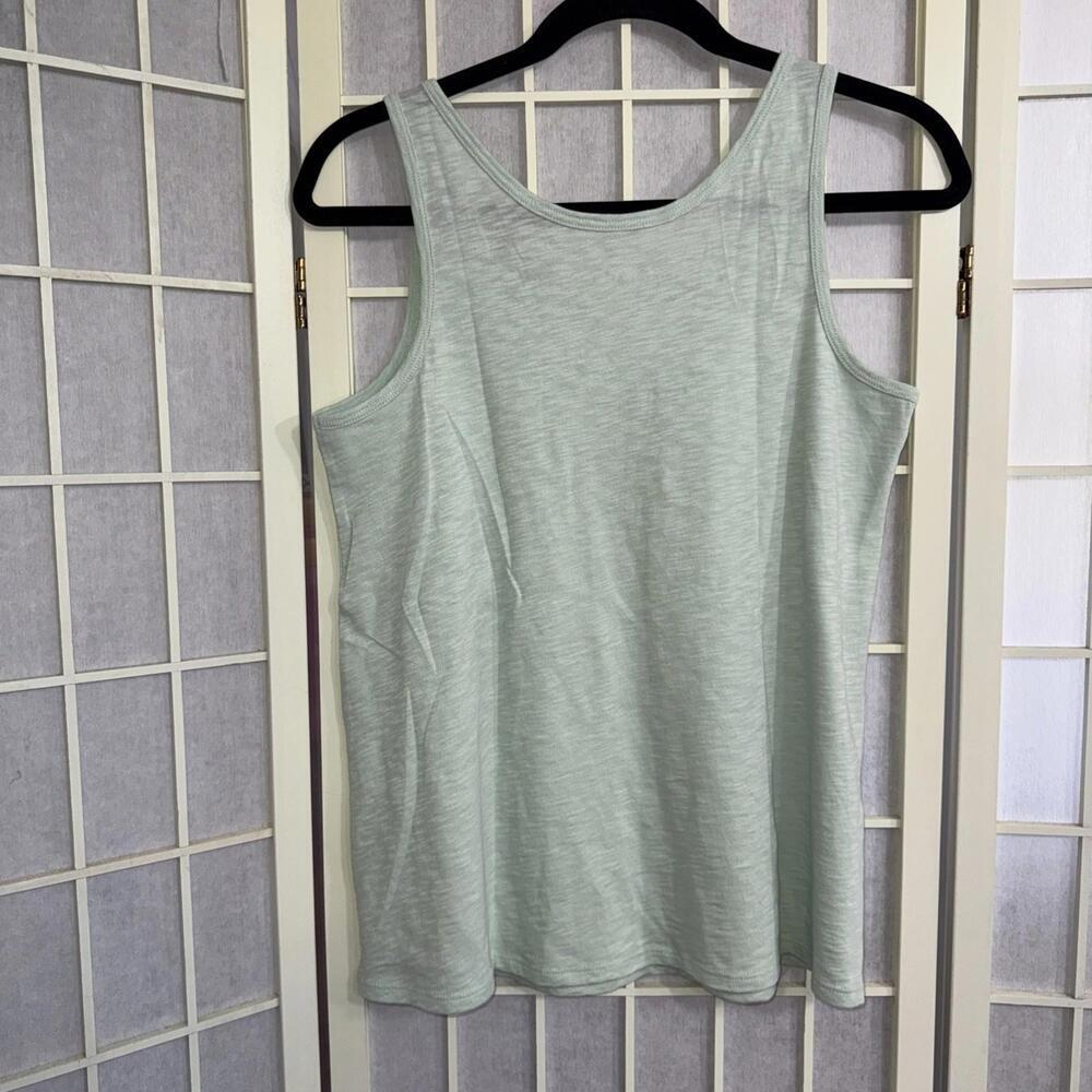 Life Is Good Blue Cotton Tank Top Flip Out Flop Graphic Tee Beach Outdoors XS‎ - Picture 3 of 14